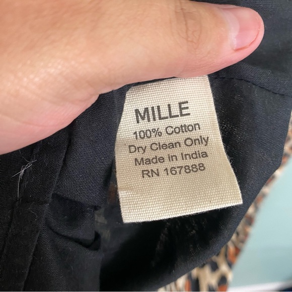 Mille Paola Maxi Skirt Cheetah Brown Black Pull On XL - Picture 4 of 5